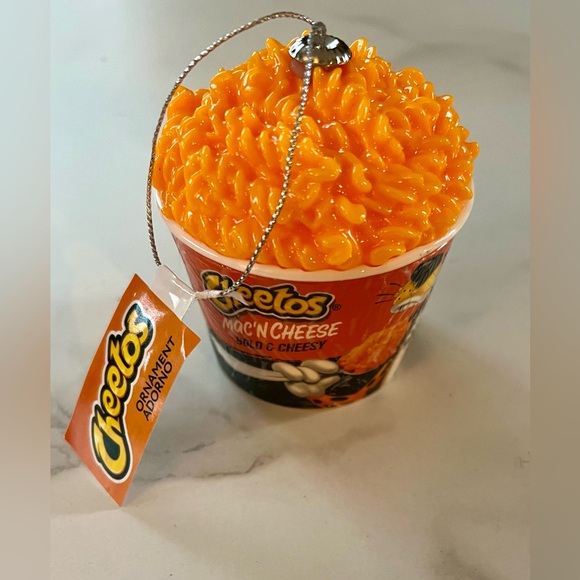 Other - Cheetos Mac n Cheese Christmas Tree Ornament New With Tags NWT Chester Cheetah